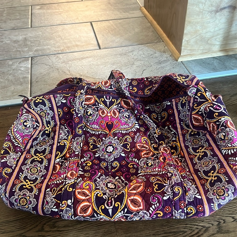 vera bradley duffle bag
